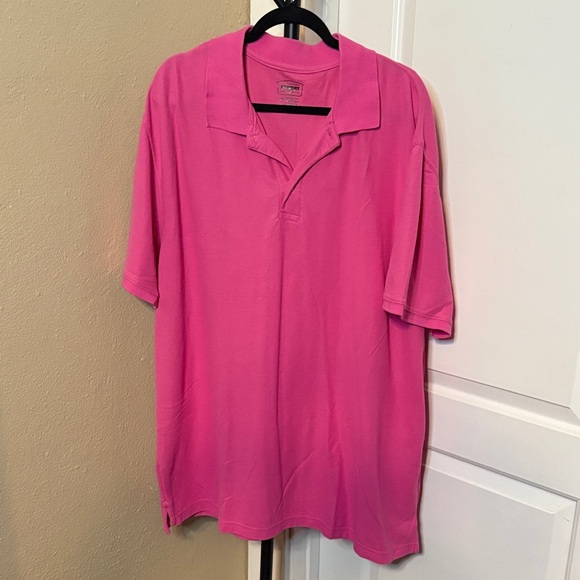 Vibrant Pink Polo Shirt for Men - Picture 1 of 5